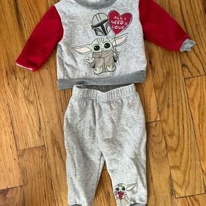 Star Wars Baby Yoda Toddler Outfit